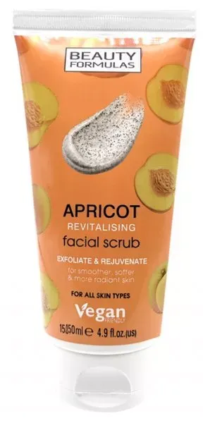 BEAUTY FORMULAS APRICOT REVITALISING facial scrub