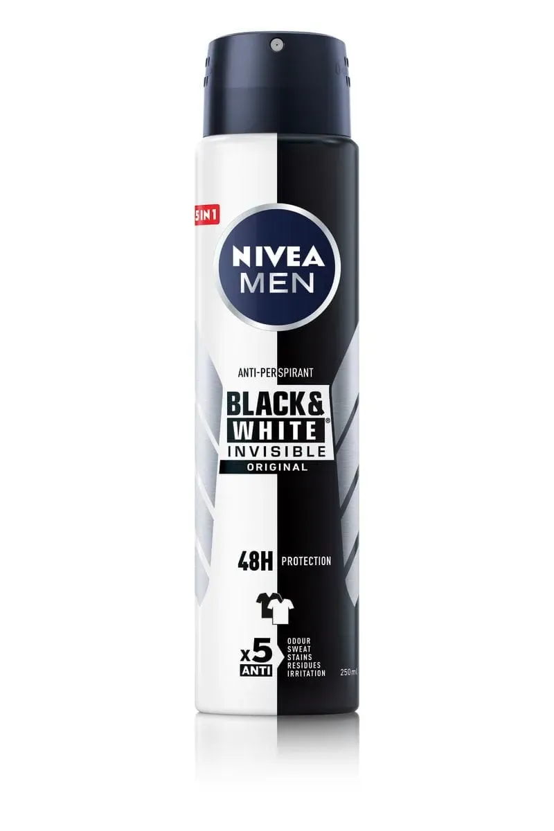 NIVEA MEN ANTI-PERSPIRANT  BLACK & WHITE  INVISIBLE ORIGINAL