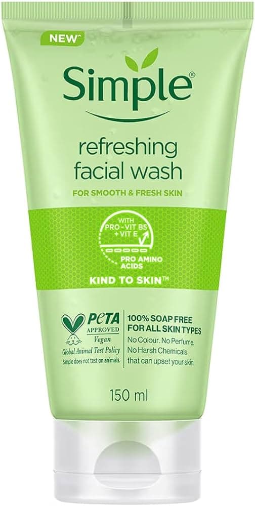 Simple® refreshing facial wash