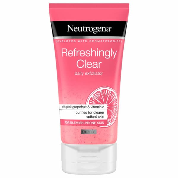 Neutrogena*. Refreshingly Clear daily exfoliator