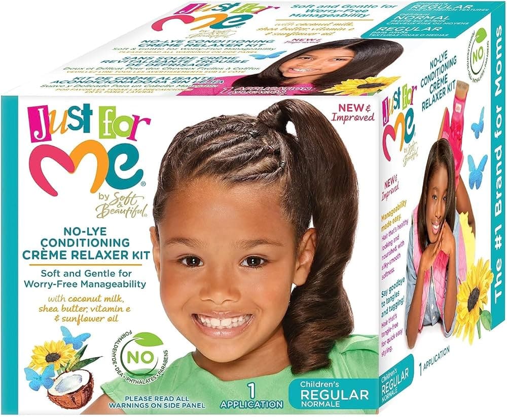 Just For Me. NO-LYE CONDITIONING CRÈME RELAXER KIT