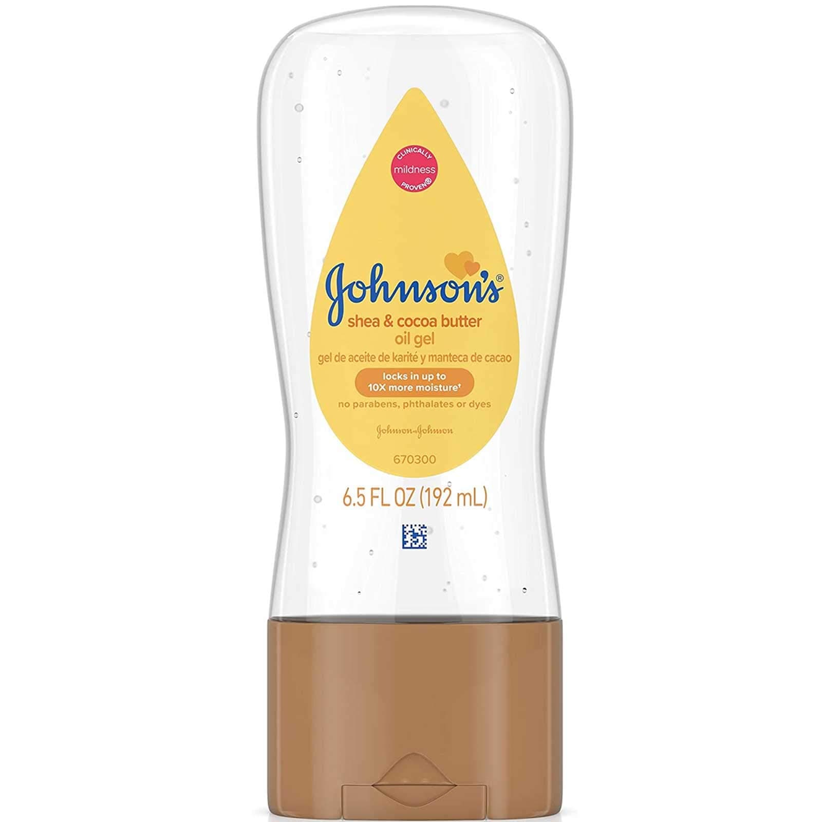 Johnson's. shea & cocoa butter oil gel  192ml