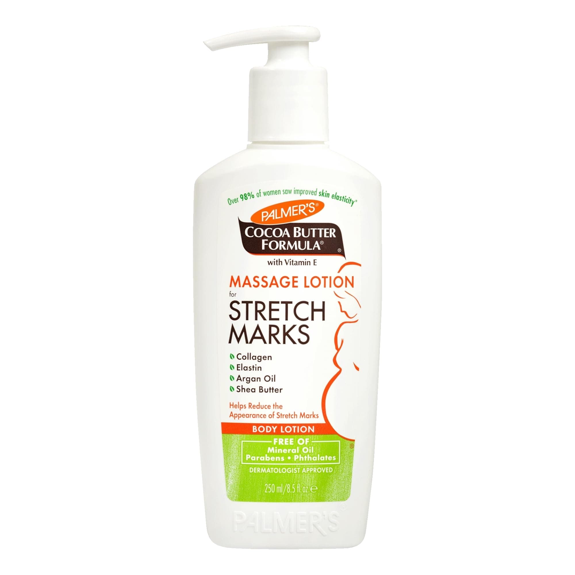 Cocoa butter massage lotion for stretch marks