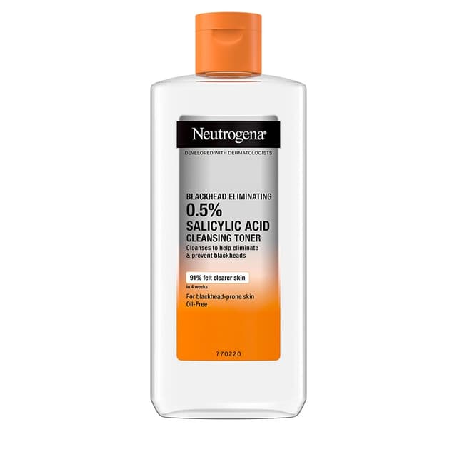 Neutrogena BLACKHEAD ELIMINATING 0.5% SALICYLIC ACID CLEANSING TONER