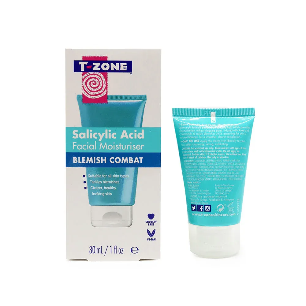 T-ZONE Salicylic Acid Facial Moisturiser BLEMISH COMBAT