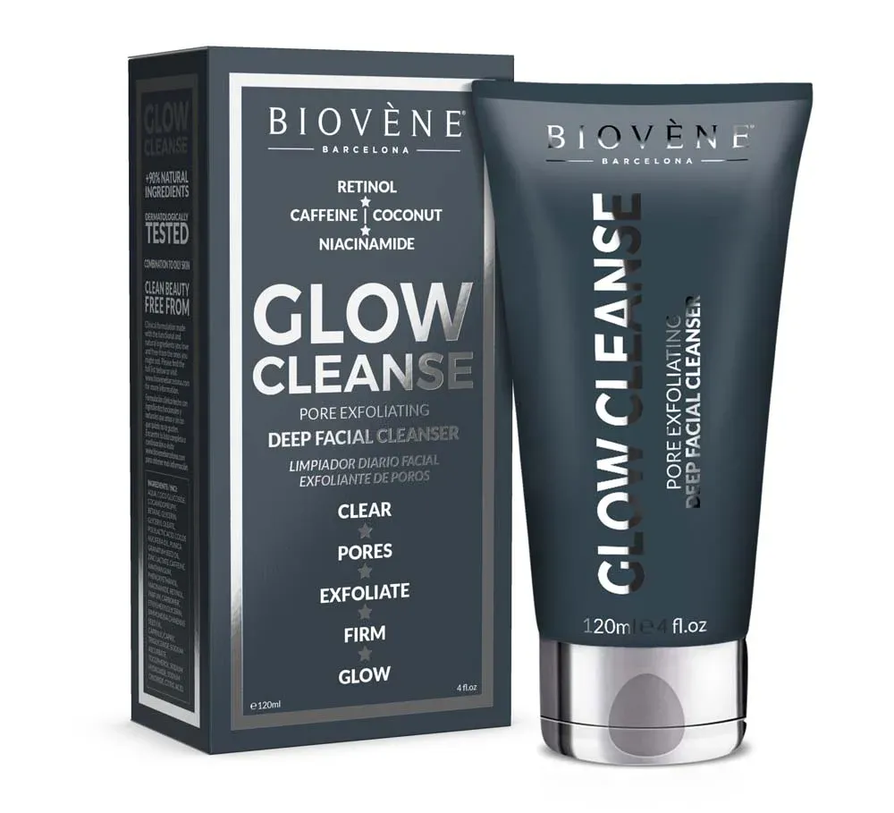 Biovene barcelona retinol caffeine coconut niacin amide glow cleanse