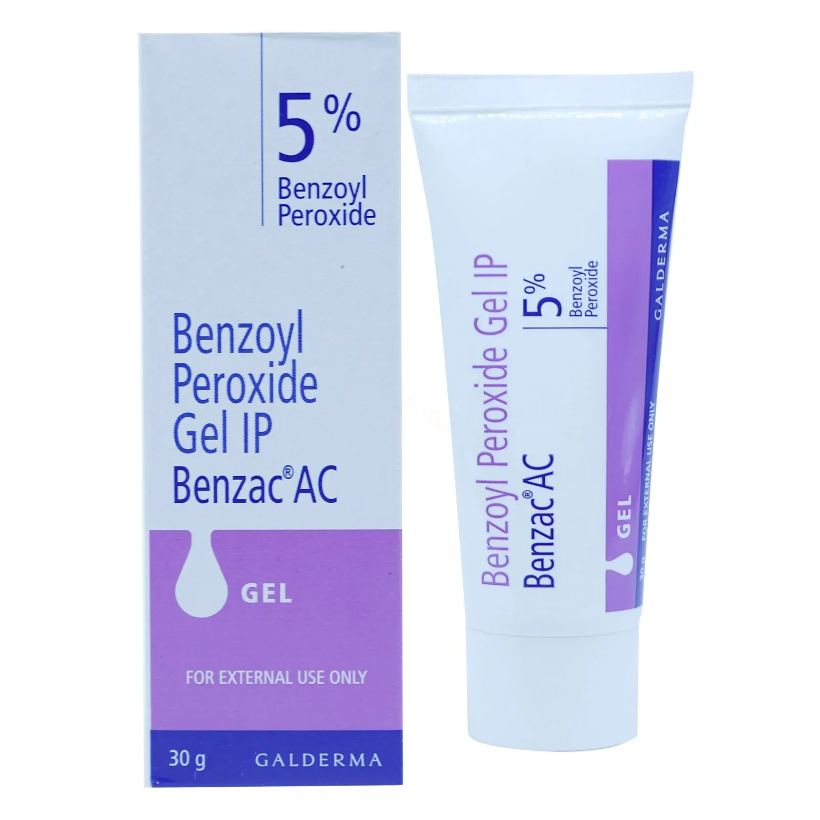 Benzoy Peroxio Gel IP ® Benzac®AC GEL  5% Benzoyl Peroxide