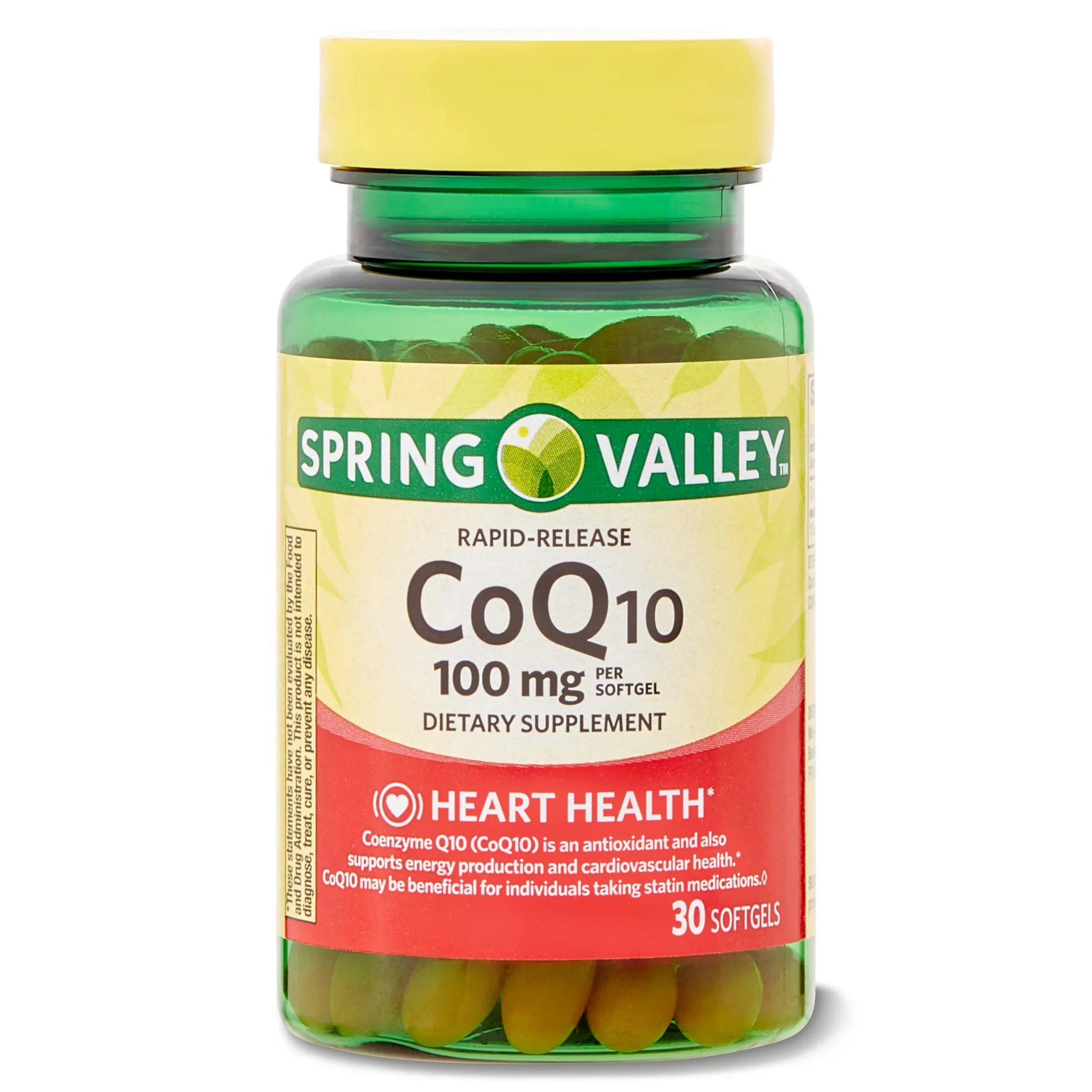 SPRING VALLEY. RAPID-RELEASE CoQ10 100 mg