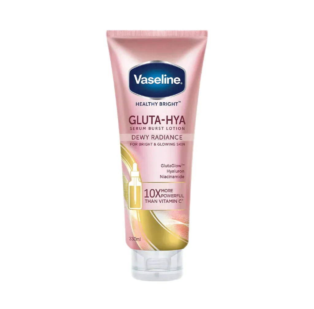 Vaseline. HEALTHY BRIGHT GLUTA-HYA SERUM BURST LOTION.  330ml