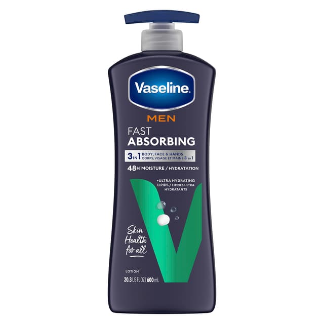 Vaseline. MEN FAST ABSORBING. 600 ml