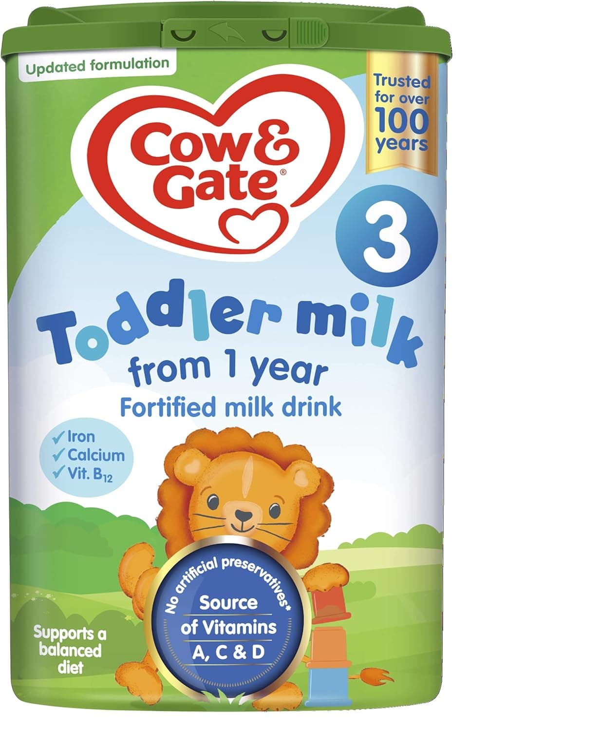 Cow & Gate 3 Toddler milk. 